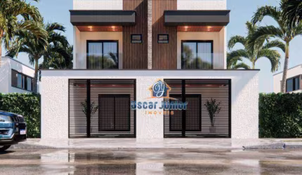 Lançamento! Casa Duplex com 3 Quartos, 100 m² por R$ 460.000 - Parque Dois Irmãos - Fortaleza/CE