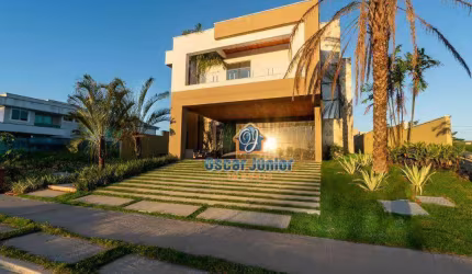 EXCLUSIVO! Casa Duplex com 3 Suítes em Condomínio Fechado e ÁREA DE LAZER COMPLETA, 331 m² por R$ 2.690.000 - Cidade Alpha - Eusébio/CE