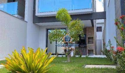 Casa Duplex com 4 Suítes + Varanda Gourmet, 150 m² por R$ 640.000 - Edson Queiroz - Fortaleza/CE
