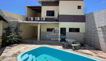 Maravilhosa Casa Duplex com 4 Quartos (3 Suítes) + DCE e Móveis Projetados, 280 m² por R$ 630.000 - Parque Dois Irmãos - Fortaleza/CE