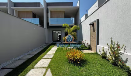 Casa com 4 Quartos (Sendo 3 Suítes) + Wc Social à venda, 158 m² por R$ 649.000 - Sapiranga - Fortaleza/CE