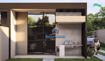 Casa com 3 dormitórios à venda, 107 m² por R$ 449.000,00 - Parque Havaí - Eusébio/CE