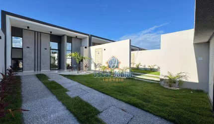 Casa Plana com 3 Quartos (2 Suítes) à venda, 98 m² por R$ 389.000 - Encantada - Eusébio/CE