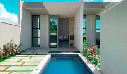 Casa para venda possui 103 metros quadrados com 3 quartos em Precabura - Eusébio - CE