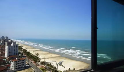 Apartamento précio frente para mar para Venda em Jardim Imperador Praia Grande-SP