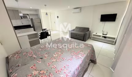 Apartamento para Locação em Cabedelo, Ponta de Campina, 1 dormitório, 1 suíte, 1 banheiro