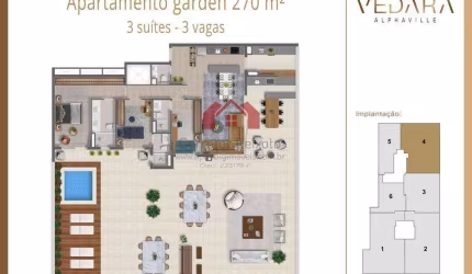 APARTAMENTO 3 SUITES ALPHAVILLE