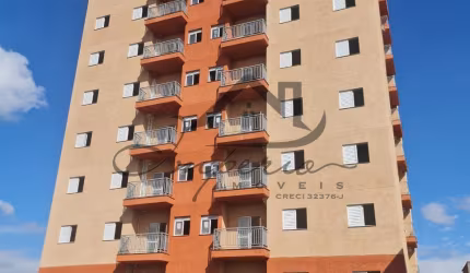 APARTAMENTO DE DOIS DORMTÓRIOS, VARANDA E VAGA DE GARAGEM