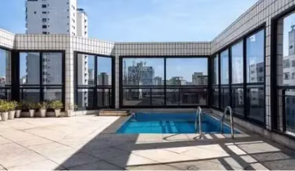 Cobertura com 300m²  - 2 Quartos - 2 Suites e  3 Vagas -    - Santa Cecília