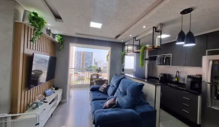 VENDO LINDO APARTAMENTO 2 DORMITÓRIOS, SUÍTE, VARANDA, 1 VAGA - BELENZINHO SP