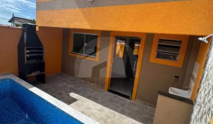 Sobrado para venda, 2 dormitórios, 59m² por R$ 367.000 - Itanhaém  - SO3736