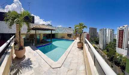 Linda cobertura duplex 5 Suites na Pituba