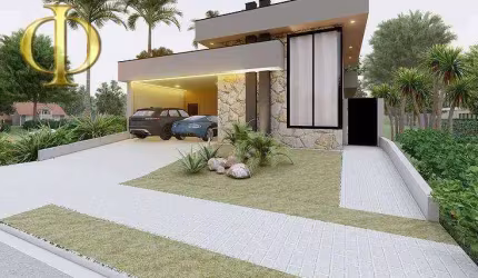 Casa com 3 dormitórios à venda, 213 m² por R$ 1.850.000,00 - Santorini Residencial Club - Paulínia/SP