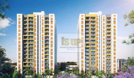 Apartamento com 2 dormitórios à venda, 60 m² por R$ 420.000,00 - Città Di Modena - Paulínia/SP