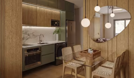 LOFTS e Apartamentos de 1 e 2 quartos com varanda e Lazer.