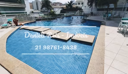 Apartamento de 3 quartos (1 reversível e 1 suite) vaga, garagem e lazer.