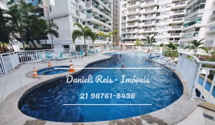 Apartamento de 3 quartos (1 reversível e 1 suite) vaga, garagem e lazer.