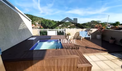 Cobertura Duplex, 4 quartos, suítes, piscina e lazer.
