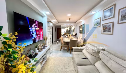Apartamento de 3 quartos, suíte, varanda e 2 vagas.