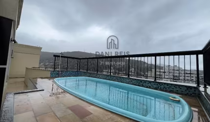 Cobertura Linear de 3 quartos, suíte, piscina e 2 vagas.