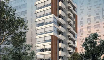 Apartamento de 1 quarto, suíte, varanda e lazer.