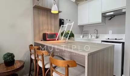 Flart com 1 quarto, 49m 2 mobiliado para locação ou venda