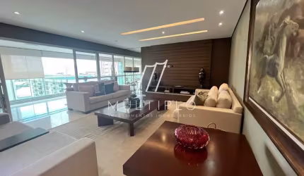 Apartamento de alto padrão com 212m para locação mobiliado