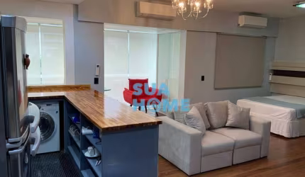 Apartamento com 1 dormitório para alugar, 55 m² por R$ 7.569/mês - Cerqueira César - São Paulo/SP