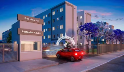 PORTO NOBRE vende apartamento PORTO DAS ÁGUIAS, de 2 dormitórios, com área privativa, na Restinga, Zona Sul.