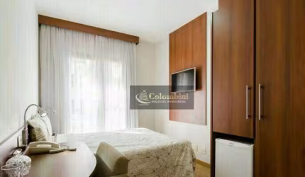Flat com 1 dormitório para alugar, 18 m² - Santa Paula - São Caetano do Sul/SP