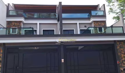 Sobrado com 3 dormitórios à venda, 210 m² - Jardim - Santo André/SP