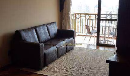 Apartamento com 3 dormitórios para alugar, 100 m² por R$ 5.970,00/mês - Vila Bastos - Santo André/SP