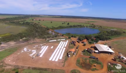 FAZENDA EXCELENTE COM ÓTIMA ESTRUTURA LOCALIZADA EM REGIÃO DE FRONTEIRA AGRÍCOLA EM GRANDE EXPANSÃO