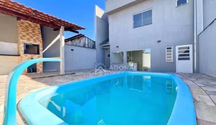 Sobrado com Piscina, 3 dormitórios à venda, 138 m² por R$ 520.000 - Piçarras - Guaratuba/PR