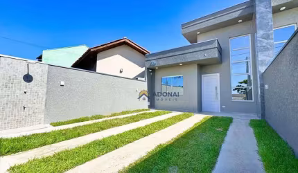 Casa  NOVA com piscina com 3 dormitórios à venda, 109 m² por R$ 700.000 - Nereidas - Guaratuba/PR