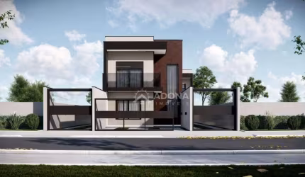 Sobrado Novo com Piscina, 3 dormitórios à venda, 137 m² por R$ 830.000 - Eliana - Guaratuba/PR