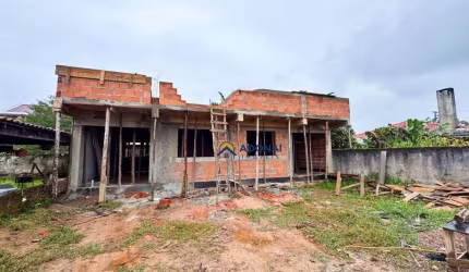 Casa em Construção, com 2 dormitórios à venda, 57 m² por R$ 370.000 - Coroados - Guaratuba/PR