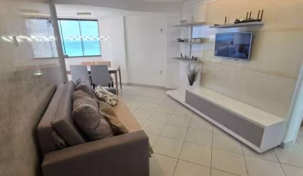 Apartamento Mobiliado com 2 quartos sendo 1 suíte Ponta Negra