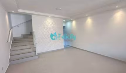 Sobrado NOVO com 3 dorms, 1 suíte, 2 vagas na Vila Zulmira