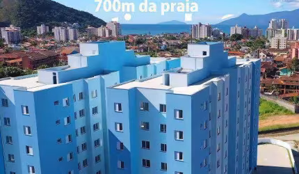 Apartamento á 700m da orla da praia Martin de Sá