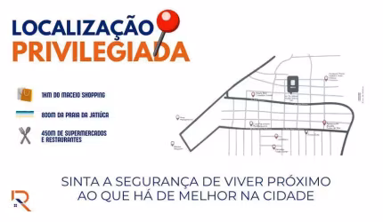 Apartamento à venda no BRICKS RESIDENCE, MANGABEIRAS, Maceió, AL