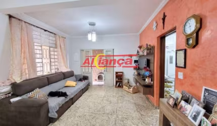 SOBRADO PARA ALUGAR COM 160M², 03 QUARTOS, SUÍTE, VILA FLÓRIDA - GUARULHOS/SP POR R$4.000,00
