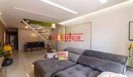 Sobrado mobiliado para alugar 3 quartos,sendo 1 suíte e 4 vagas 240m²,Parque Continental-R$ 4.450,00