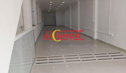 Salão comercial para alugar 150m², mini cozinha, 2 banheiros, Vila Rio - Guarulhos  por R$: 7.800