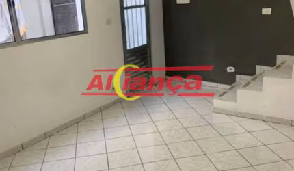 SOBRADO PARA ALUGAR COM 02 QUARTOS, 01 VAGA, 80M², VILA BARROS - GUARULHOS/SP POR R$ 1.500,00