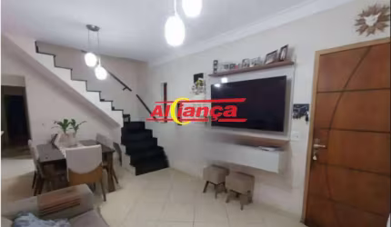 sobrado para alugar, 3 quartos, 1 suíte e 2 vagas 199 m², Parque continental II - Guarulhos R$ 4.500