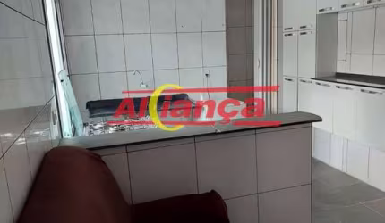 KITNET MOBILIADA COM 45M², QUARTO, COZINHA AMERICANA E BANHEIRO, LAVRAS - GUARULHOS/SP POR R$1000,00