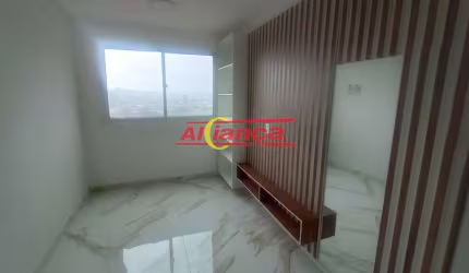Apartamento para alugar com 2 quartos, 1 vaga de garagem - Vl. Nova Bonsucesso - Guarulhos 1.400,00