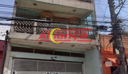 Casa + salão para alugar, 600m²- Parque Primavera   - Guarulhos/SP- por R$ 5.500,00