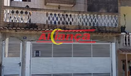 Sobrado para alugar, 4 quartos, sendo 1 suíte, 240m², - Parque Continental II Guarulhos por R$ 1.500